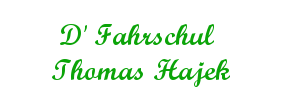 D' Fahrschule Thomas Hajek Logo